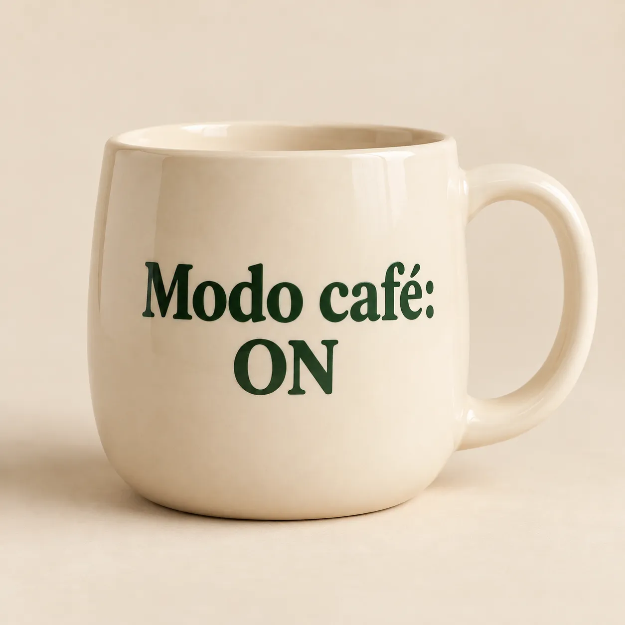 Taza Gigante con diseño Modo café ON