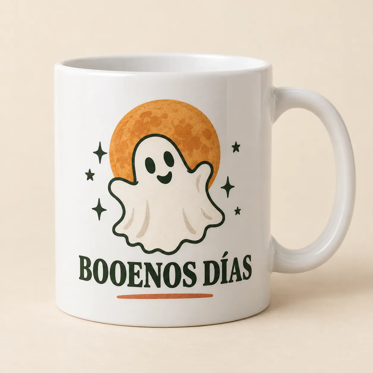 Taza prediseñada Booenos días